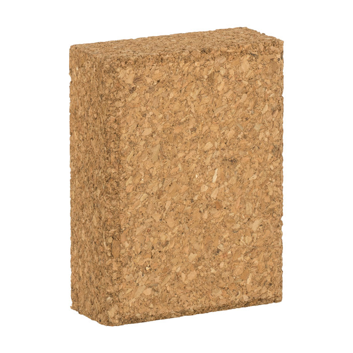 Slipekloss i kork - 93 x 70 x 30 mm